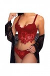 Lingerie Sexy Femme Coquine Hot Sexy Bodysuit Ensemble de Deux pièces de sous-vêtements Sexy pour Femmes Ensemble de Soutien-
