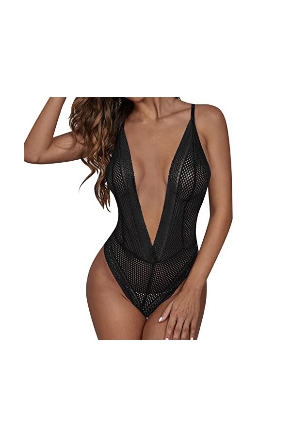 Lingerie Femme Sexy Ensemble Homme Sexy Hot y*2*k Lingerie Sexy pour Femme Robe de Maison en Dentelle Pyjama Sexy séduisant L