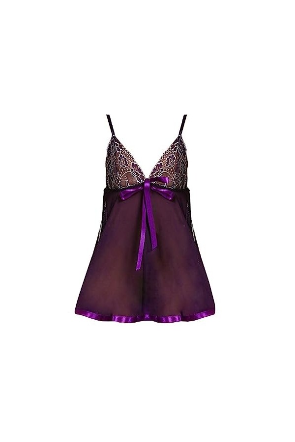 Lingerie Femme Sexy Ensemble Homme Sexy Hot y21k Lingerie V-Neck Nuit Broderie Maillage de Nuit Dentelle Bowknot Femmes Cuir 