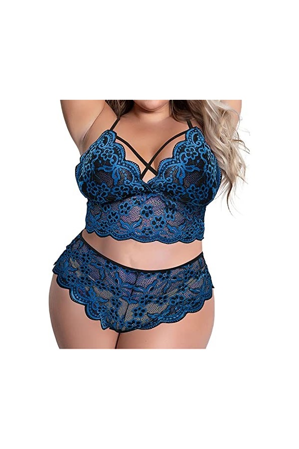 Lingerie Femme Sexy Ensemble Homme Sexy Hot y2*k Jarretière Pyjama sous-Vêtements Lingerie Anneau Mode Dentelle Vêtements de 