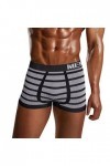 Générique String Homme Sexy Hot Dentelle Slips Boxer Boxer Stretch Sexy Taille Moyenne Respirant imprimé à Rayures pour Homme