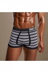 Générique String Homme Sexy Hot Dentelle Slips Boxer Boxer Stretch Sexy Taille Moyenne Respirant imprimé à Rayures pour Homme