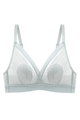 Lingerie Sexy pour Femme Femmes été Ultra Mince Bourgeon Soutien-Gorge sous-vêtements Pas danneau en Acier français Sexy Dos