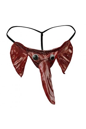 Sexy String Homme Tanga Thong éléphant Renflement Culotte Pochette sous-vêtement Extensible Taille Basse éRotique Culotte Res