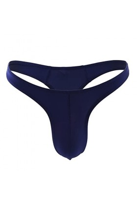 CreoQIJI String éléphant pour homme avec trompe, personnalité simple, tendance, décontracté, sexy, mini string en forme de T,