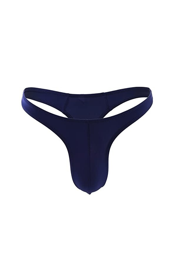 CreoQIJI String éléphant pour homme avec trompe, personnalité simple, tendance, décontracté, sexy, mini string en forme de T,