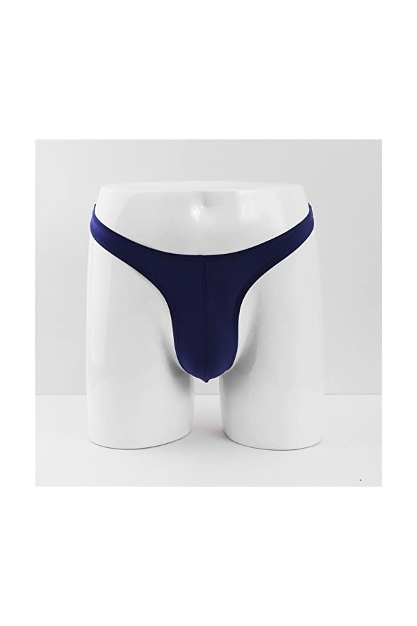 CreoQIJI String éléphant pour homme avec trompe, personnalité simple, tendance, décontracté, sexy, mini string en forme de T,