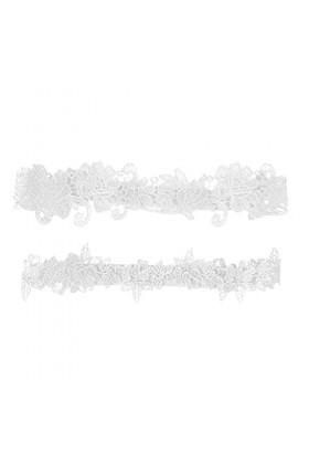 WUURAA Femmes Broderie Cuisse Anneaux Set Mariage Bal Mariage Décoratif Stre Dies Machine