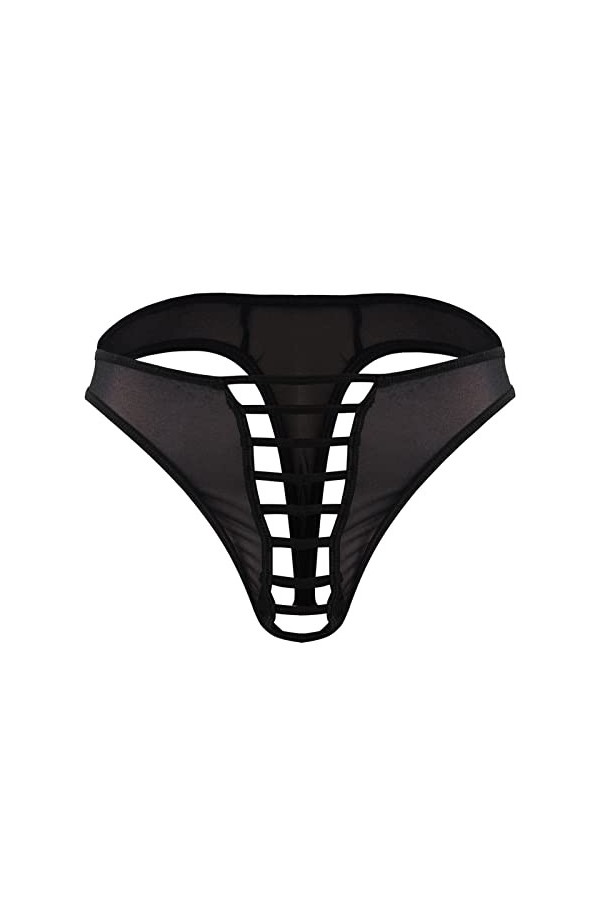 String Homme Sexy Hot Dentelle Slips Boxer Hommes Simple personnalité mode décontracté Sexy solide Mini string sous-vêtements