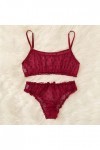 2023 New y2.k Style Lingerie Lingerie Sexy Wave PointLe PolyesterPour ShabillerOutside Lady Sexe Tenu Red, M 