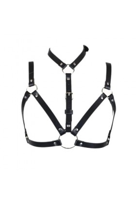 Junhasgood Ceinture Sexy à lanières pour Femmes, décoration de Bondage, Ceinture de Corps Sexy, Accessoire en Cuir Brassière 