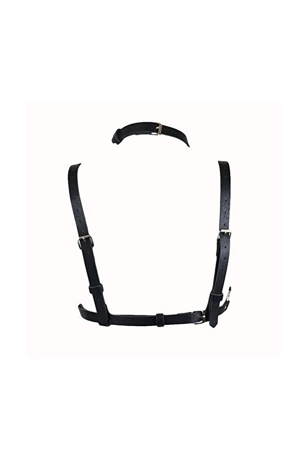 Junhasgood Ceinture Sexy à lanières pour Femmes, décoration de Bondage, Ceinture de Corps Sexy, Accessoire en Cuir Brassière 