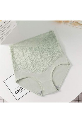 LDadgf Culotte sans couture pour femme en dentelle Sous-vêtements Corset Costume, vert, M