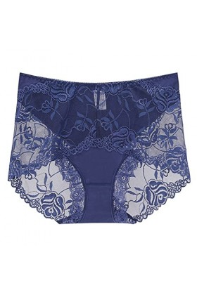 Culotte sans Couture Femme Invisible Culotte Dentelle Sexy Tangas Transparente Culotte Grande Taille Strings Et Tangas sous-V