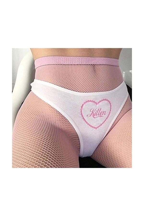 LDadgf Ensemble de sous-vêtements sexy pour femme, Blanc., L