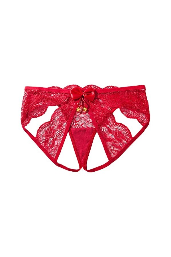 Culotte en Dentelle Sexy pour Femmes String Taille Basse sous-vêtements en Coton découpe Dentelle Bikini Menstruelle Nuit Re