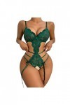 Sexy/Stocking One Underwäsche Körper Frauen Größe Unterwäsche Babypuppe Dessous Damen Sexy Reizwäsche, Vert-A., L