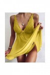 Lingerie sexy pour femme - Lingerie sexy - Lingerie transparente - Sous-vêtements sexy - Bretelles - Dentelle - Lingerie sexy