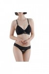 Zannycn Lingerie sexy pour femme, Noir , M