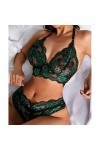 Lingerie Sexy Ensemble Femme Dentelle Ensemble Soutien Gorge et String Erotique Vêtements De Nuit Sexy sous-Vetements 2 Pièce