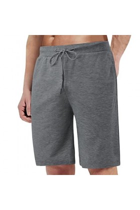 Gefomuofe Short de bain court pour homme avec poches - Avec compression - Avec cordon de serrage - Séchage rapide - Pour lét