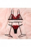 Lingerie Femme Sexy Ensemble Homme Sexy Hot y*2k Femmes Lingerie Ensemble Sexy Dentelle Soutiens-Gorge Strings Culotte Voir À