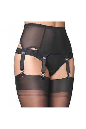 CLDURHGE Porte-jarretelles femme dentelle hipster bretelles lingerie 6 clips réglables bretelles lingerie ensemble ceinture p