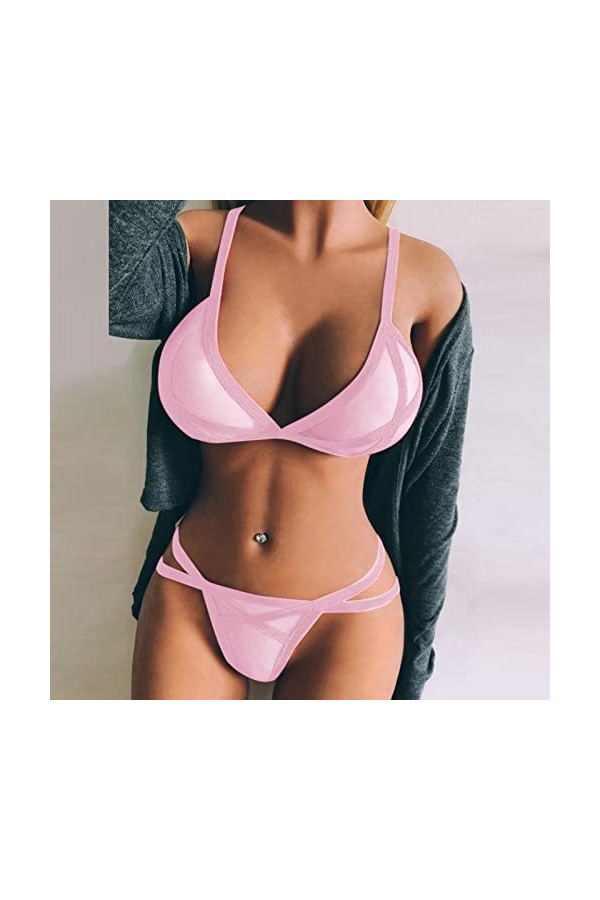 Femme Soutien Gorge de Sport Run Max Ensemble de Lingerie à armatures pour femmes 2 pièces sous-vêtements deux pièces Lingeri