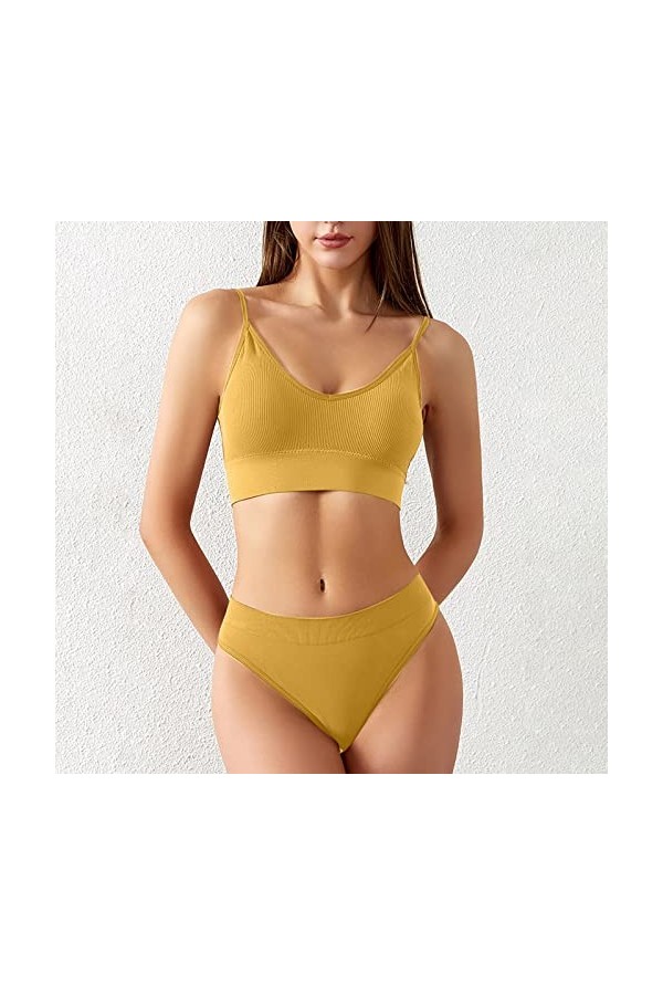 Ensemble Soutien Gorge et String Femme Sexy Vêtements De Nuit Dentelle Lingerie Sexy Ensemble 2 Pièce sous-Vetements Erotique