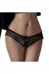 Lingerie Femme Dentelle Culottes Ouvertes Sexy Culottes À Nœud Taille Basse Culotte Gainante Femme Culottes Ouvertes Culotte 