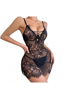 Dessous Damen Sexy Unterwäsche übergröße Sexy Set Reizwäsche Body Suit Sexy Damen Dessous Set Unterwäsche Frauen v-Ausschnitt