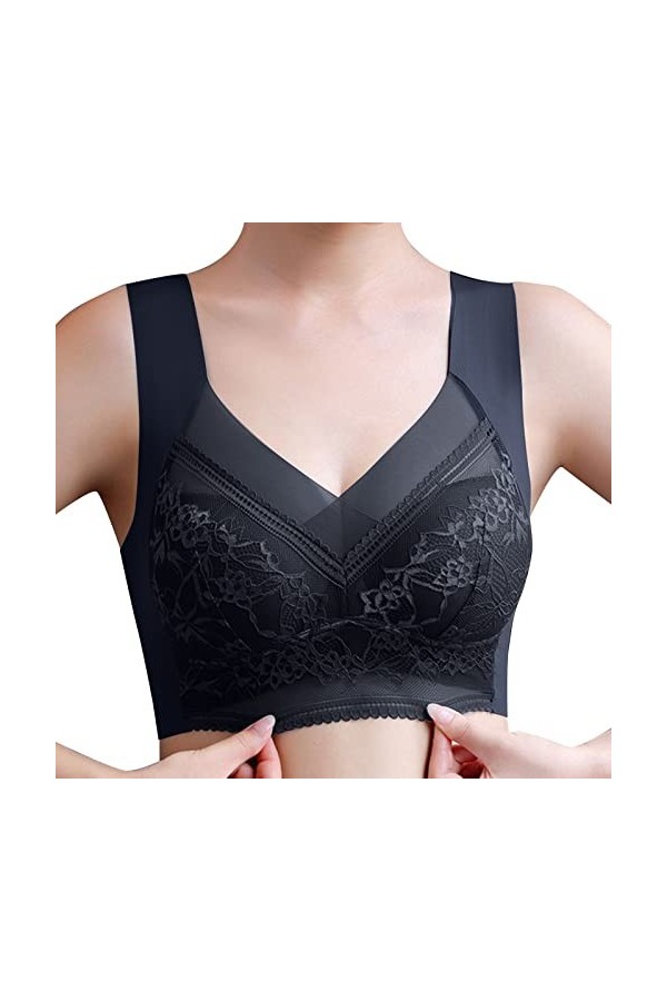 Lingerie Femme Sexy Ensemble Homme Sexy Hot y22k Femmes Pleine Coupe Mince sous-vêtements Grande Taille sans Fil Sport Soutie