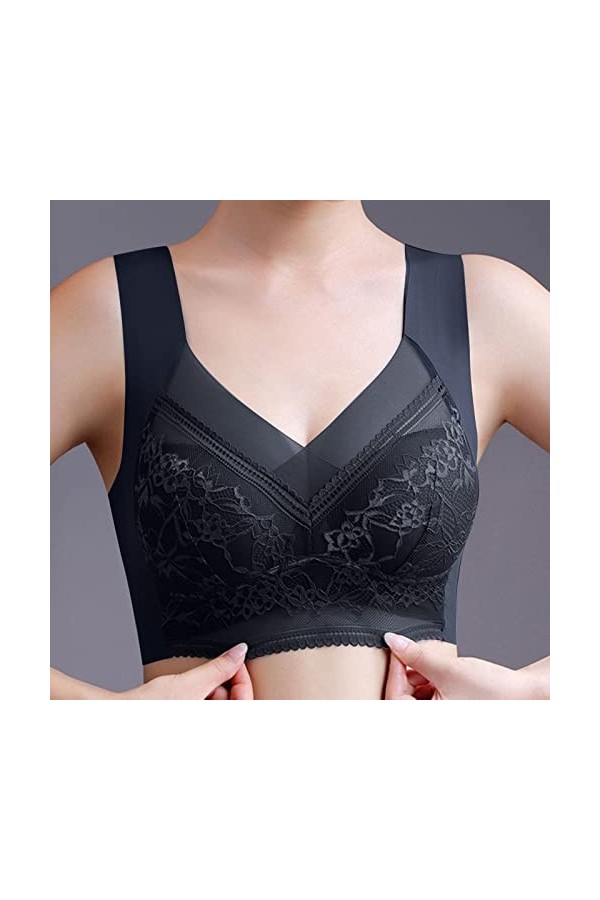 Lingerie Femme Sexy Ensemble Homme Sexy Hot y22k Femmes Pleine Coupe Mince sous-vêtements Grande Taille sans Fil Sport Soutie