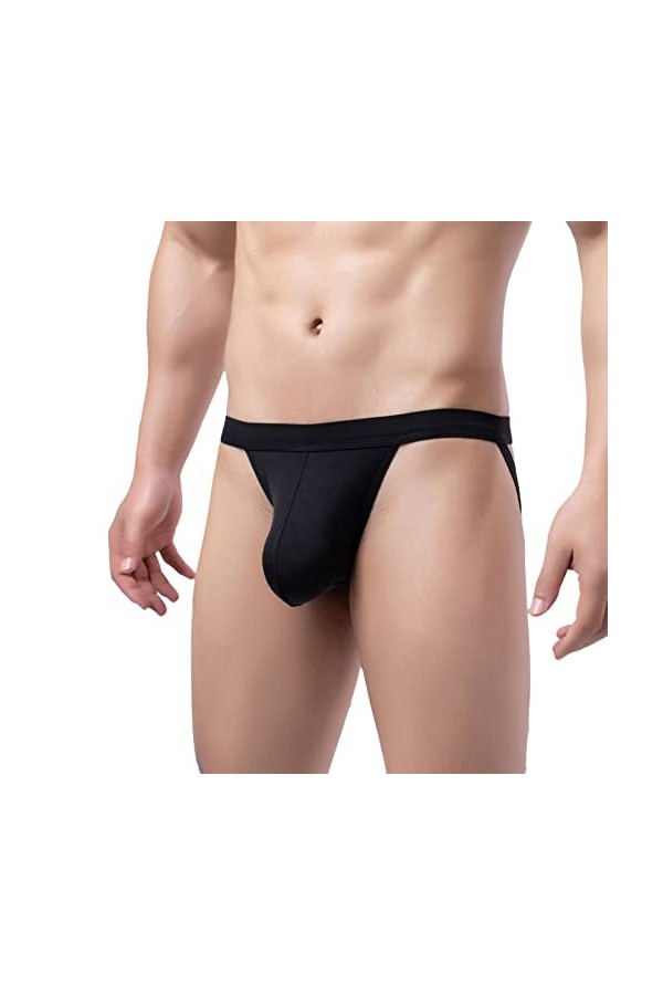 FGUUTYM Sous-vêtement de ski court pour homme, Noir , M