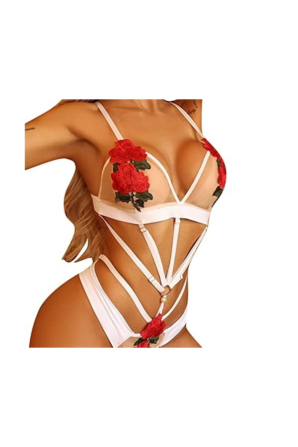 Nuisette Sexy Femme Dentelle Lenceria Extreme Sexy Dessous New Luxury Sexs Noir Couleur Femmes Sexy Jarretière Lingerie Sexe 