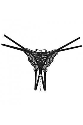String Tangas de Femme Hot Slip Coquine Crochet Dentelle Culotte Creux Out Floral Lingerie Coton Thongs