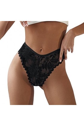 Shorty Femme Stretch Sexy sous-vêtements Shorties Culotte Classique Slip Élégant en Dentelle Lingerie Shorty Culottes Culotte