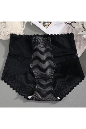 Tainrunse Culotte en Dentelle pour Femme Culotte en Dentelle Respirante Culotte Taille Haute en Dentelle Florale Culotte Sexy