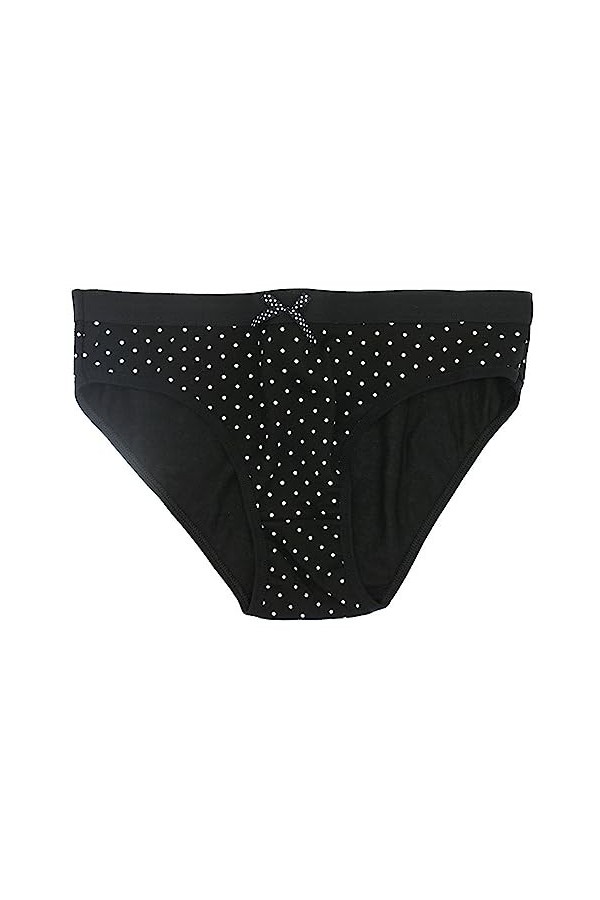 Culottes Femme Elasticité Slips en Pur Coton et Soie String Taille Haute Pantalons Triangle Stretch Tangas de Absorbante Mens