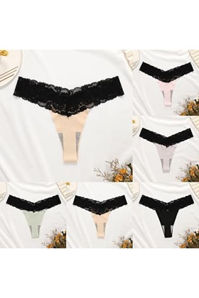 KEIZHUONIQIU Strings Tangas Femme Ouvert Slips Respirants en Dentelle pour Femmculottes Creux Out Blanc Lingerie de Sport Tho