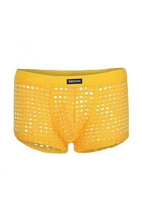 Shffuw Culottes pour Femme Pack Sexy Mesh Slips Boxer sous-vêtements Respirants Briefs pour Hommes Sexy Slip Sexy pour Femme 