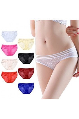 KEIZHUONIQIU Tanga-Strings Tanga Femme en Sexy Slip Respirants Lace Patchwork Culotte Stretch Invisible sous-Vêtements Tentat