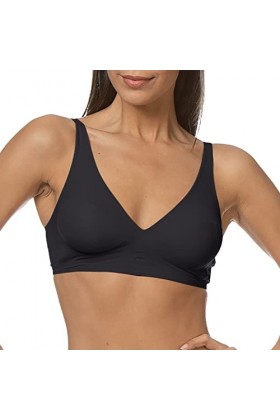 Bustier Petit soutien-gorge de sport sexy en dentelle à boucle avant pour femme, Noir , XL