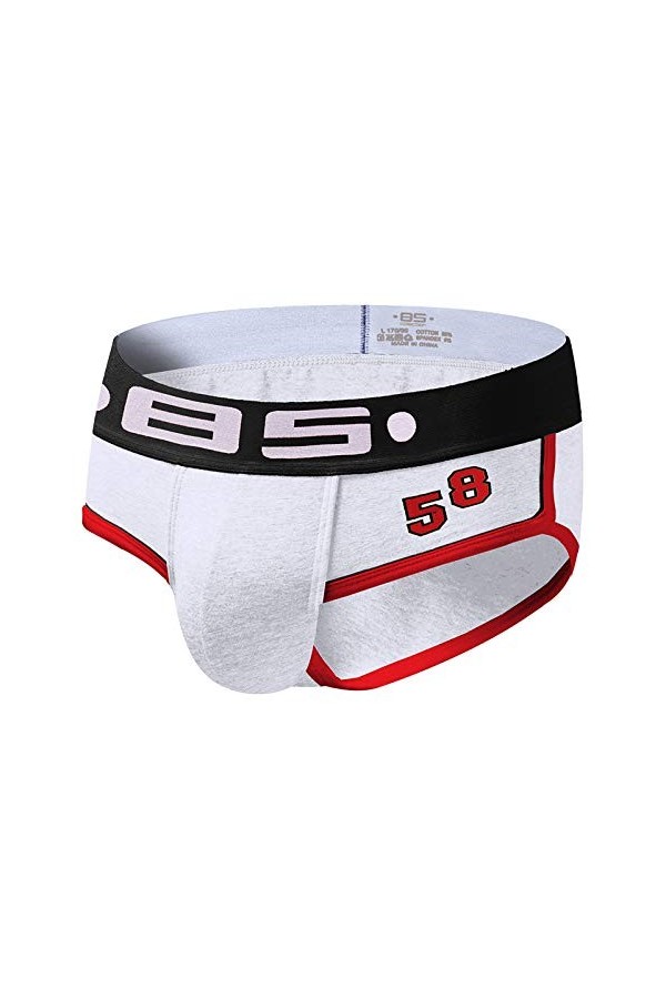 Sous-vêtements de chasse pour homme et les sous-vêtements confortables et respirants en coton pour homme, Blanc., XL