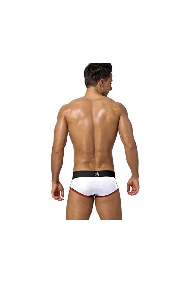 Sous-vêtements de chasse pour homme et les sous-vêtements confortables et respirants en coton pour homme, Blanc., XL