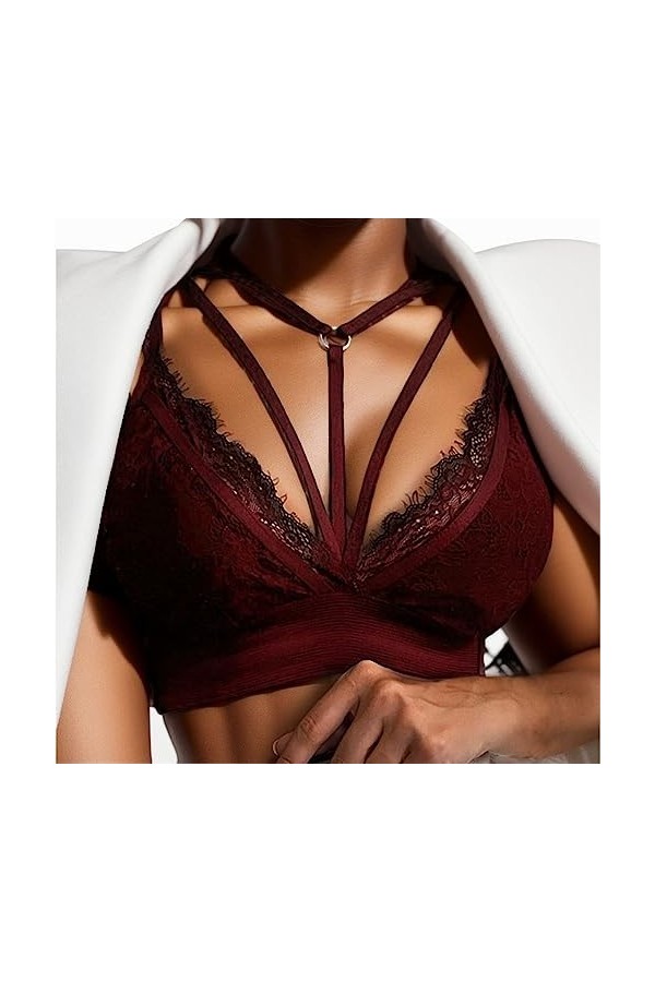 Lingerie Femme Sexy Ensemble Homme Sexy Hot y25k Lingerie de sous-vêtements pour Femme Solid Color Outdoor Lingerie réglable 