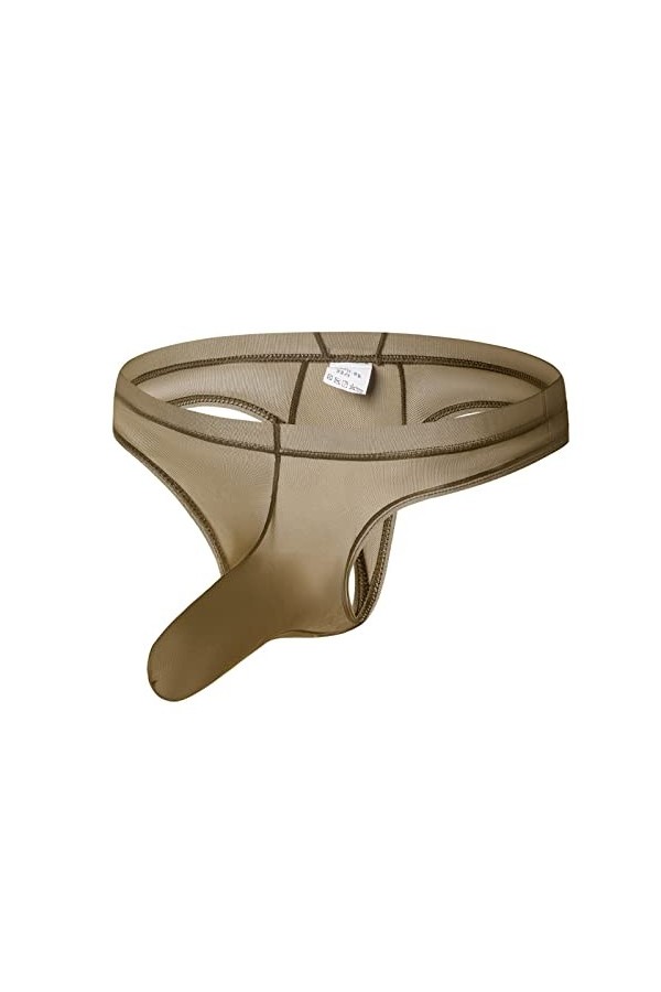 String Homme Sexy Hot Dentelle Slips Boxer Slip homme string maille culotte respirant vêtements amusants nez déléphant respi