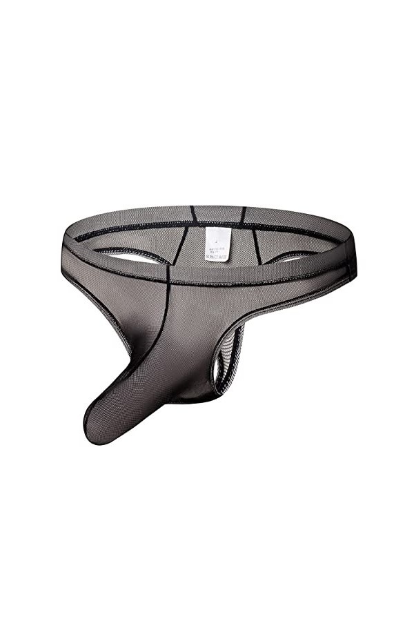 String Homme Sexy Hot Dentelle Slips Boxer Slip homme string maille culotte respirant vêtements amusants nez déléphant respi