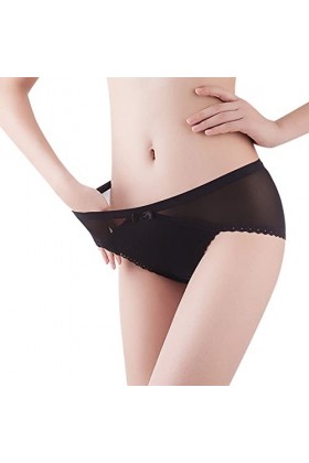 Shorts en Pur Coton et Soie Femme Slips Couleur Unie 2023 Nouveau de Absorbante Menstruelle Culottes Stretch Pantalons Triang