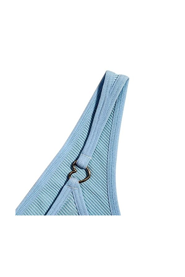 Tanga Femme Coupe Confortable Culottes Couleur Unie Shorts en Pur Coton et Soie String Taille Haute Tangas Lingerie Slips Ela